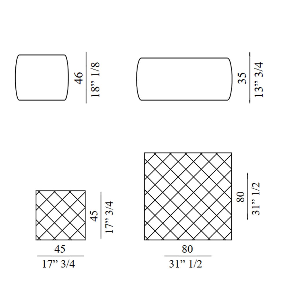 Willy Footstool By FCI London