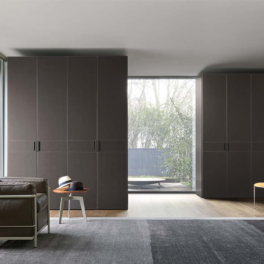 Hinged door wardrobe by Logo at FCI London. Stylish design with spacious and practical storage.