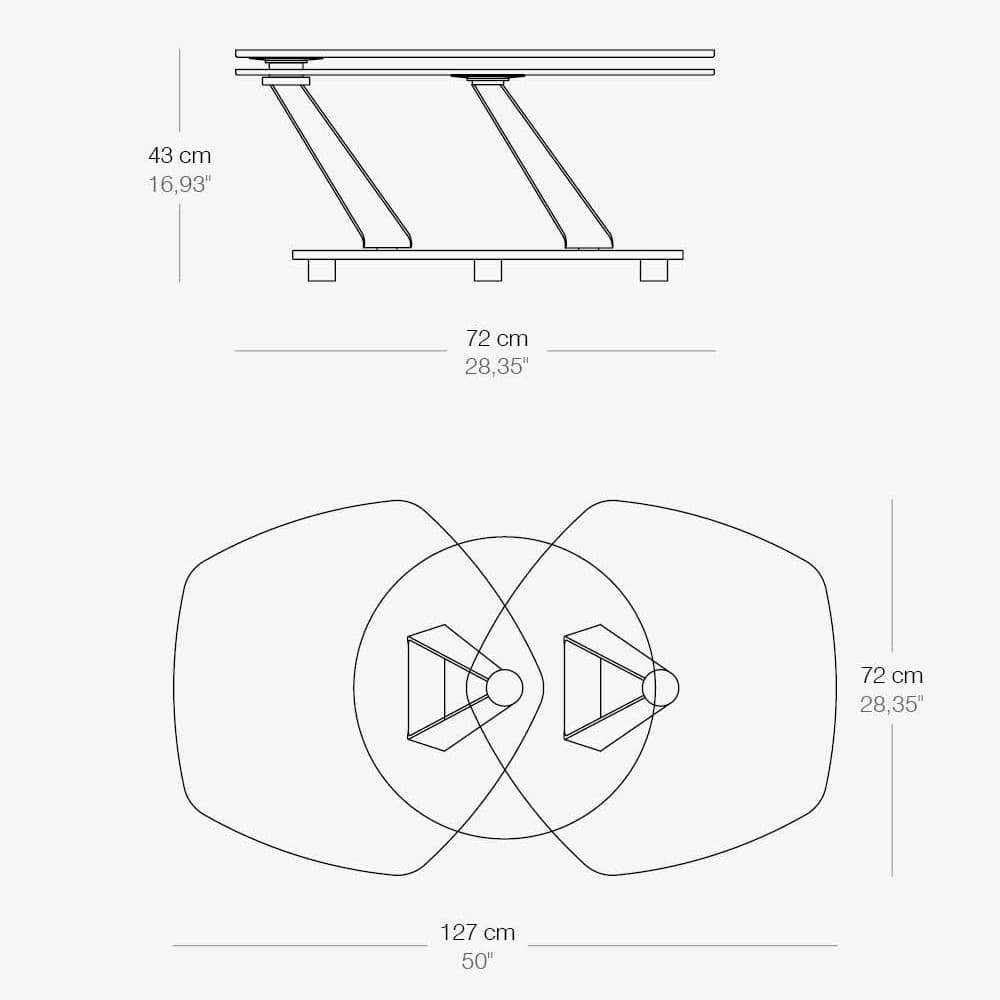 Basalto Coffee Table By FCI London
