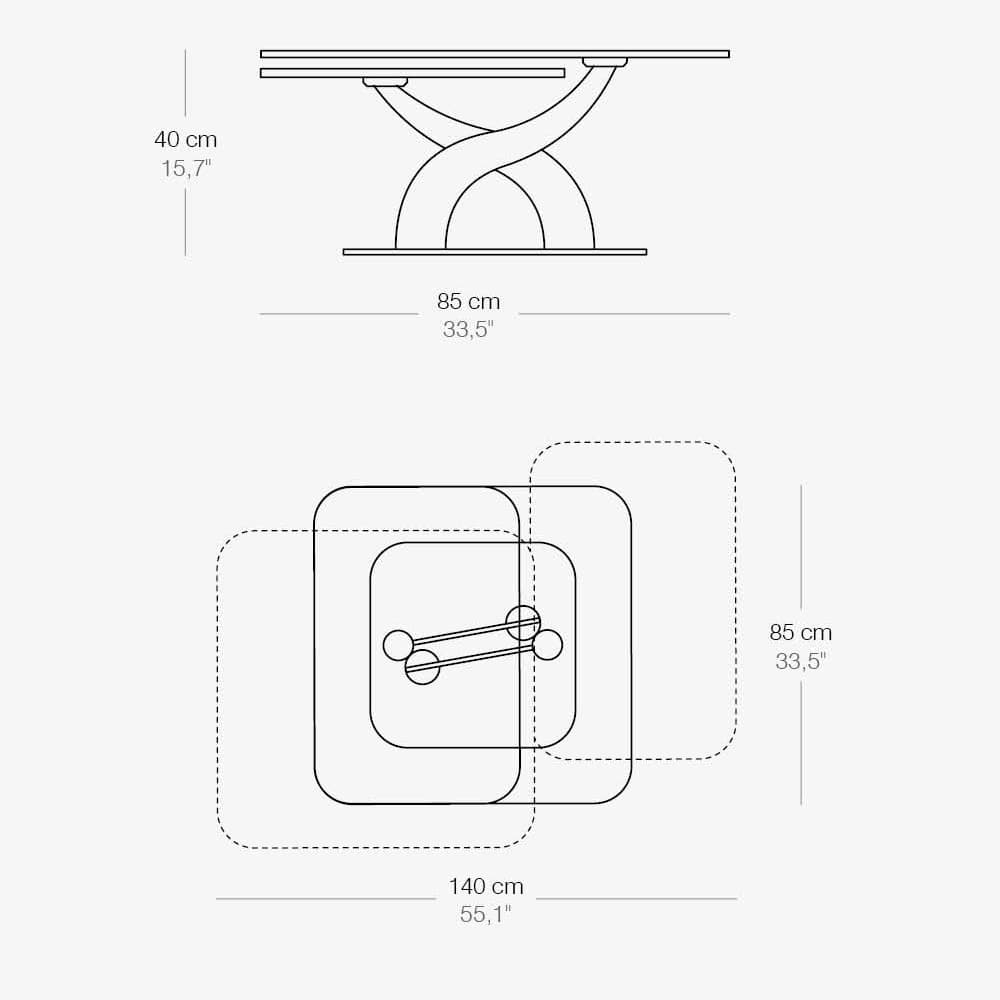Sinuoso Coffee Table By FCI London