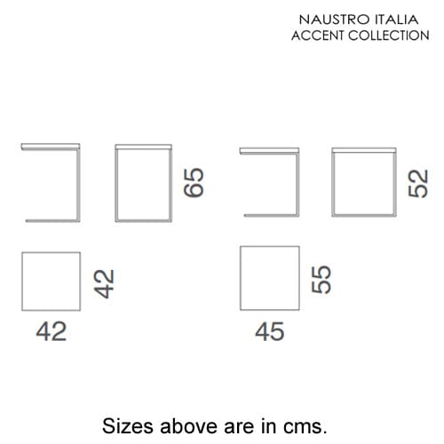 Break Coffee Table Accent Collection by Naustro Italia