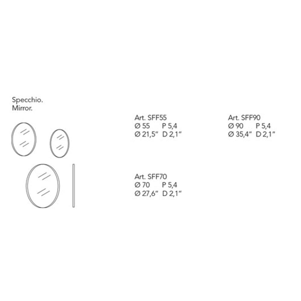 Face To Face Mirror by Alivar