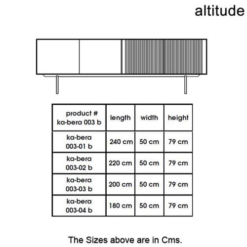 Ka-Bera 003 B Sideboard by Altitude