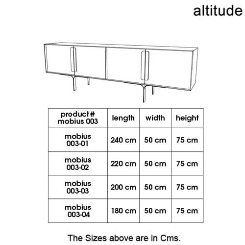 Mobius 003 Sideboard by Altitude