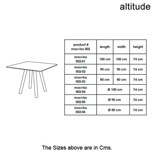 Mos-I-Ko 002 Dining Table by Altitude