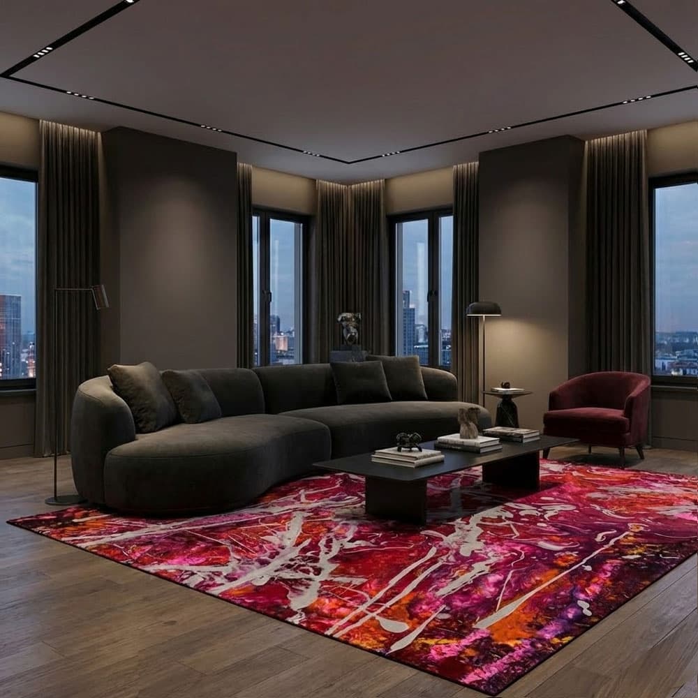 Electric Fire Rug By FCI London