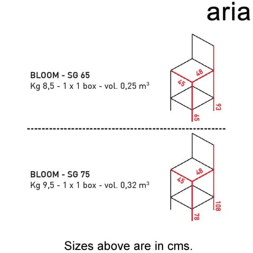 Bloom - Sg Bar Stool by Aria