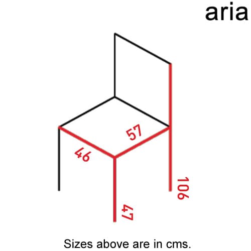 Elettra - I2 Dining Chair by Aria