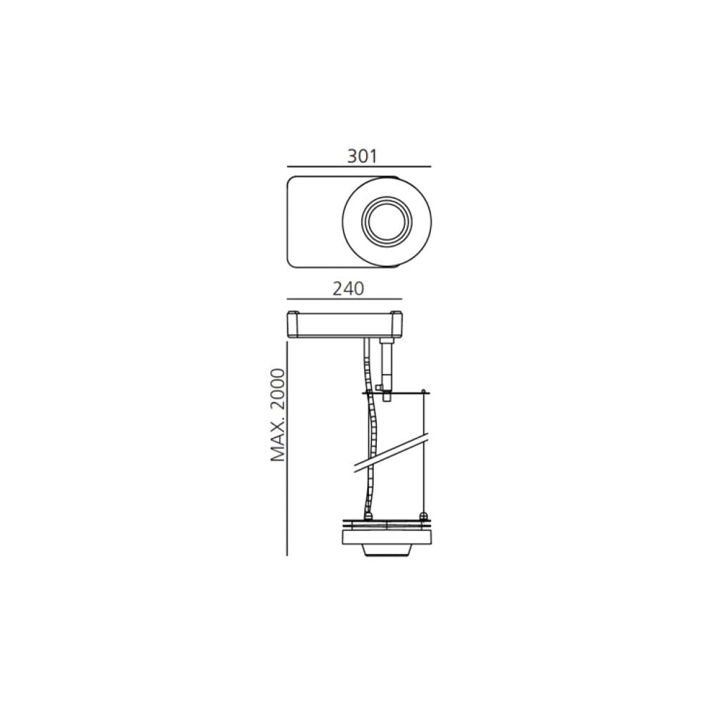 Lot Rgb White Suspension Lamp by Artemide