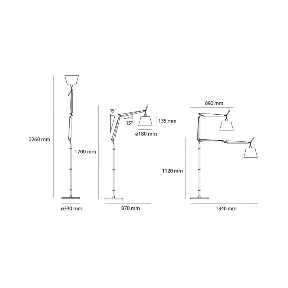 Tolomeo Basculante Floor Lamp by Artemide