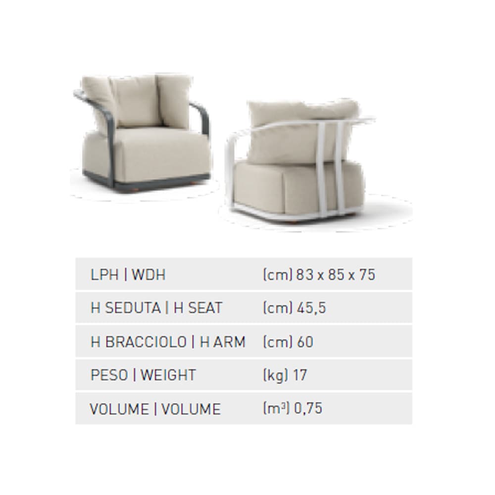 Tango Outdoor Armchair Atmosphera