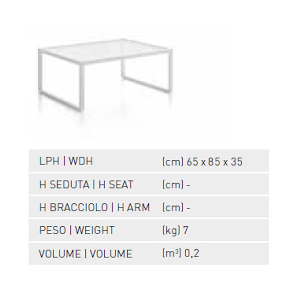 Qubik Outdoor Coffee Table Atmosphera