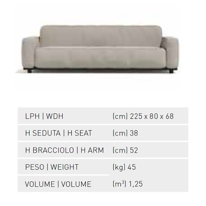 Laguna 3 Seats Outdoor Sofa by Atmosphera
