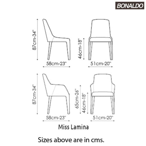 Lamina Dining Chair by Bonaldo