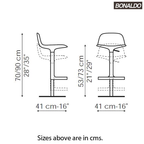 Bonnie Bar Stool by Bonaldo