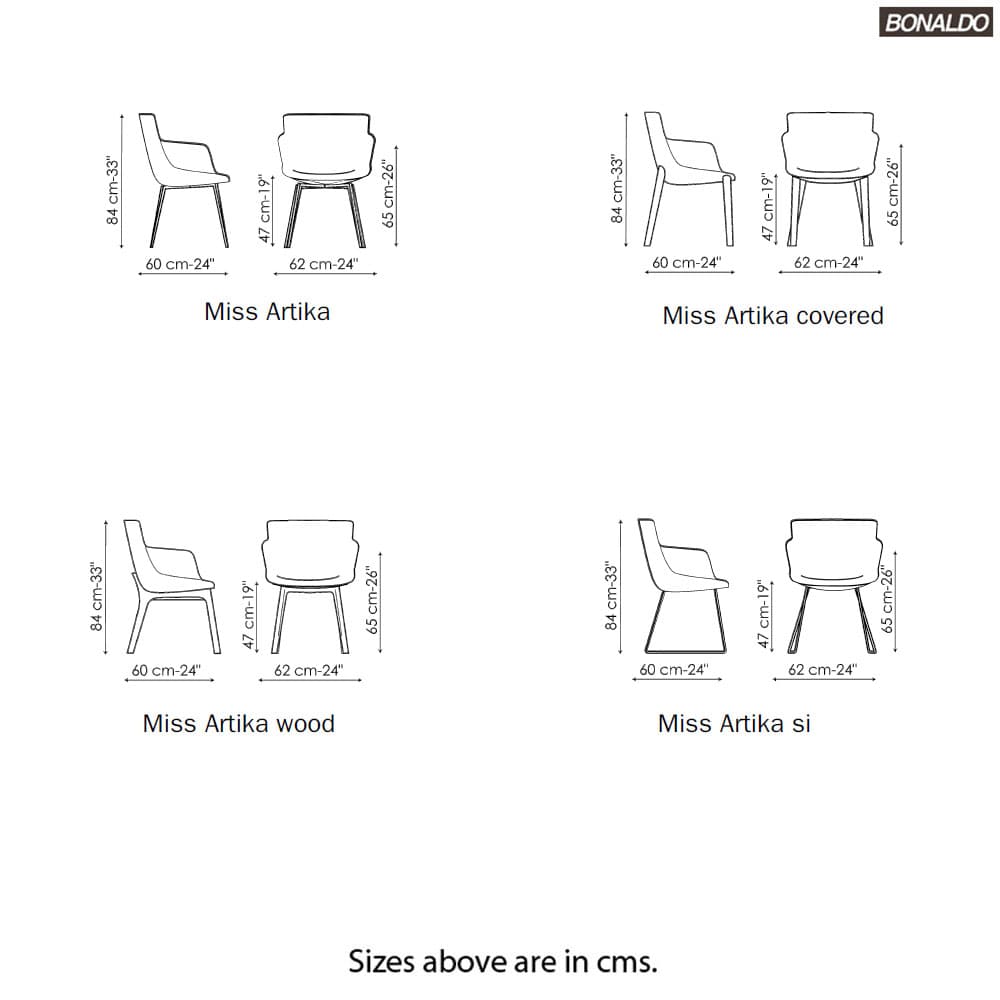 Miss Artika Armchair by Bonaldo