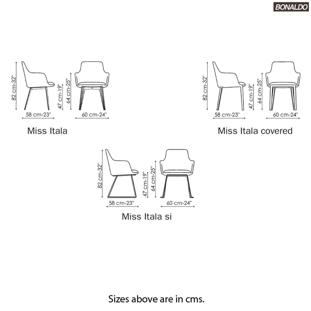 Miss Itala Armchair by Bonaldo