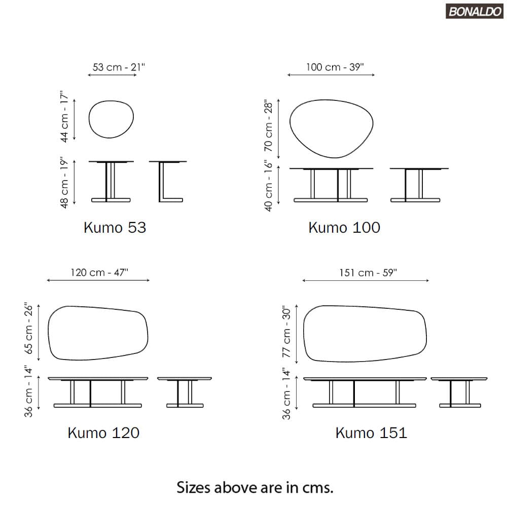 Kumo Coffee Table by Bonaldo