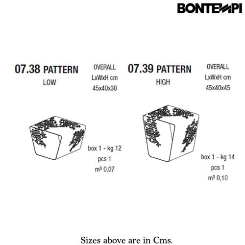 Pattern Coffee Table by Bontempi