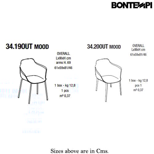 Mood Outdoor Armchair by Bontempi