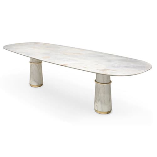 Agra Ii Dining Table by Brabbu