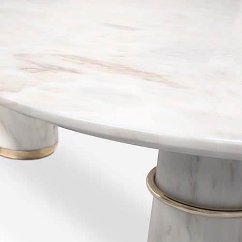 Agra Ii Dining Table by Brabbu