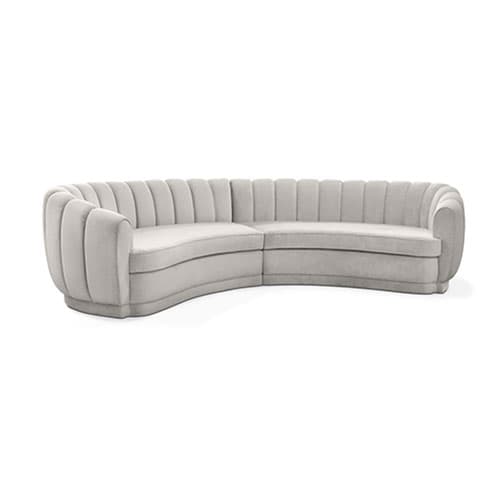Pearl Round Sofa by Brabbu