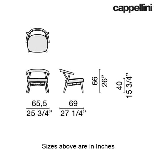 Newood Relax Light Armchair by Cappellini