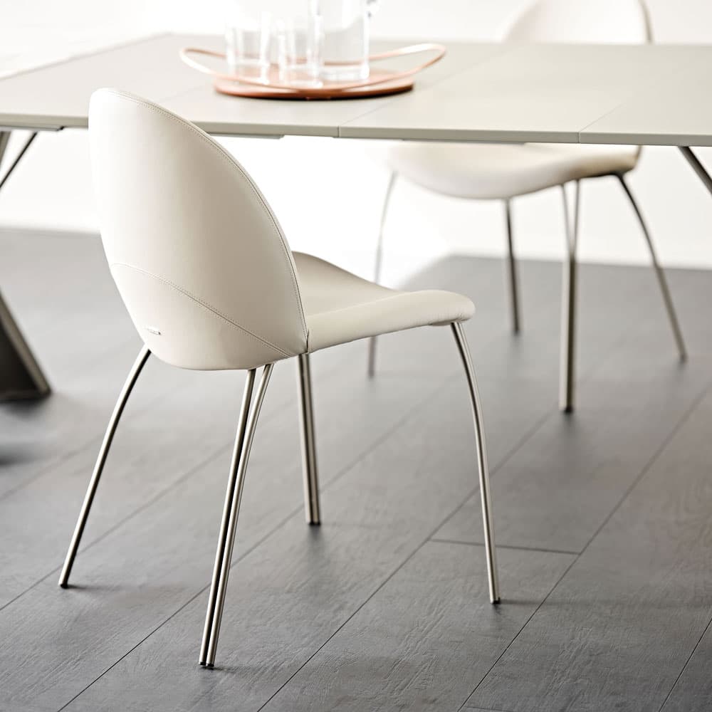 Side view of Holly dining chair by Cattelan Italia showcasing modern luxury from FCI London