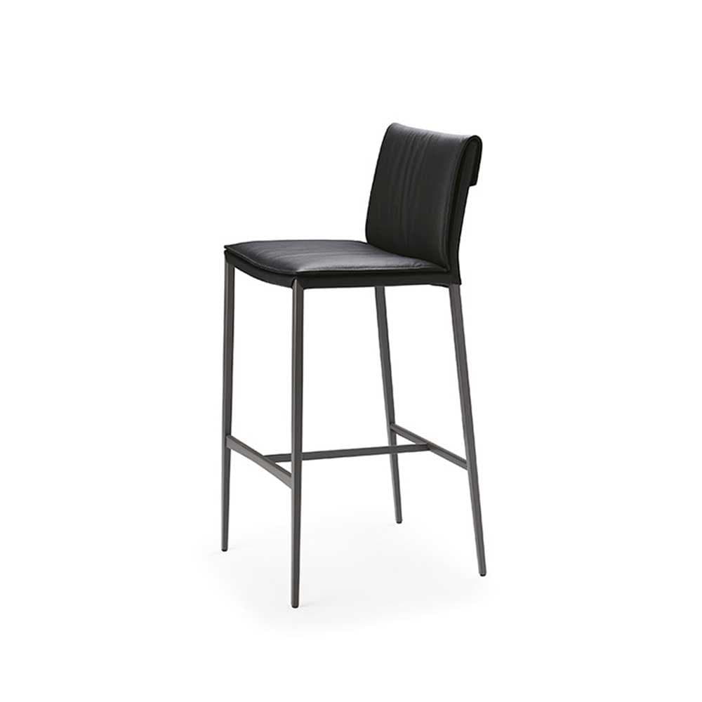 Isabel ML bar stool by Cattelan Italia in sleek modern design high back and base elegant seating FCI London