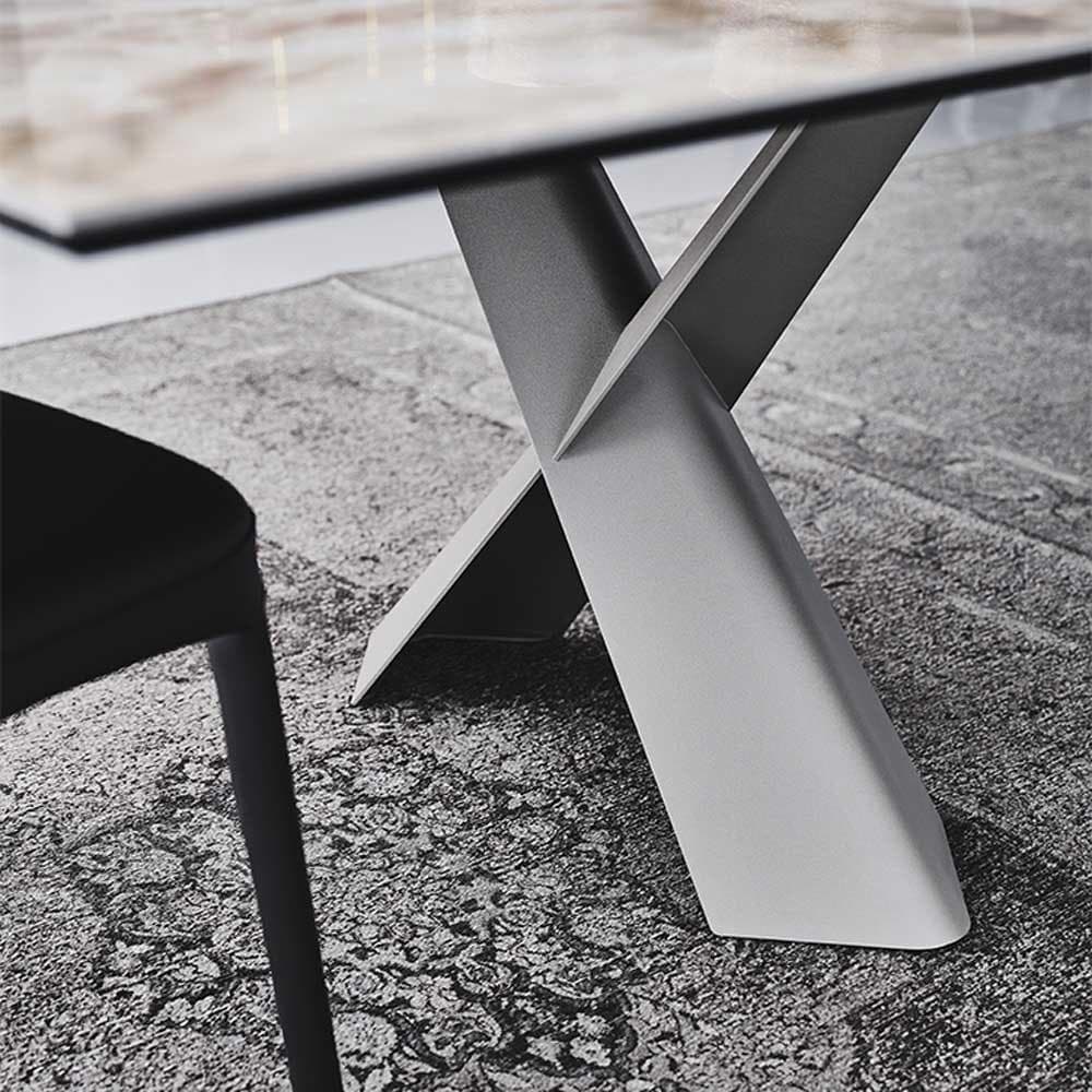 Contemporary design of Mad Max Keramik dining table by Cattelan Italia, available at FCI London