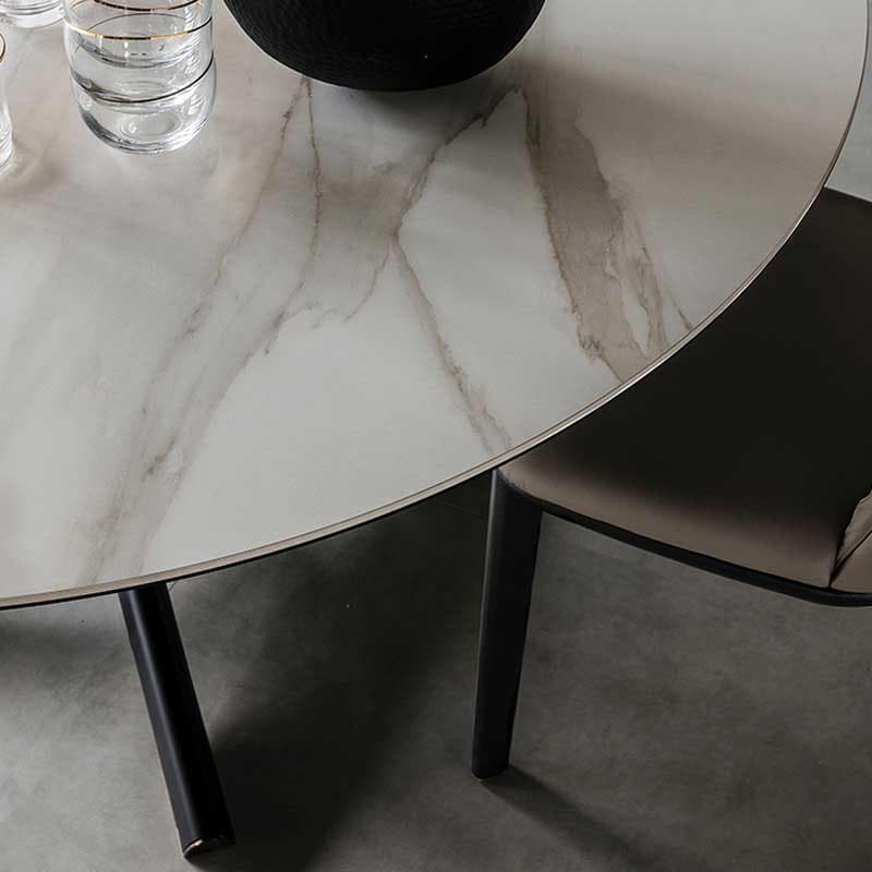 Planer Round Keramik Fixed Table by Cattelan Italia