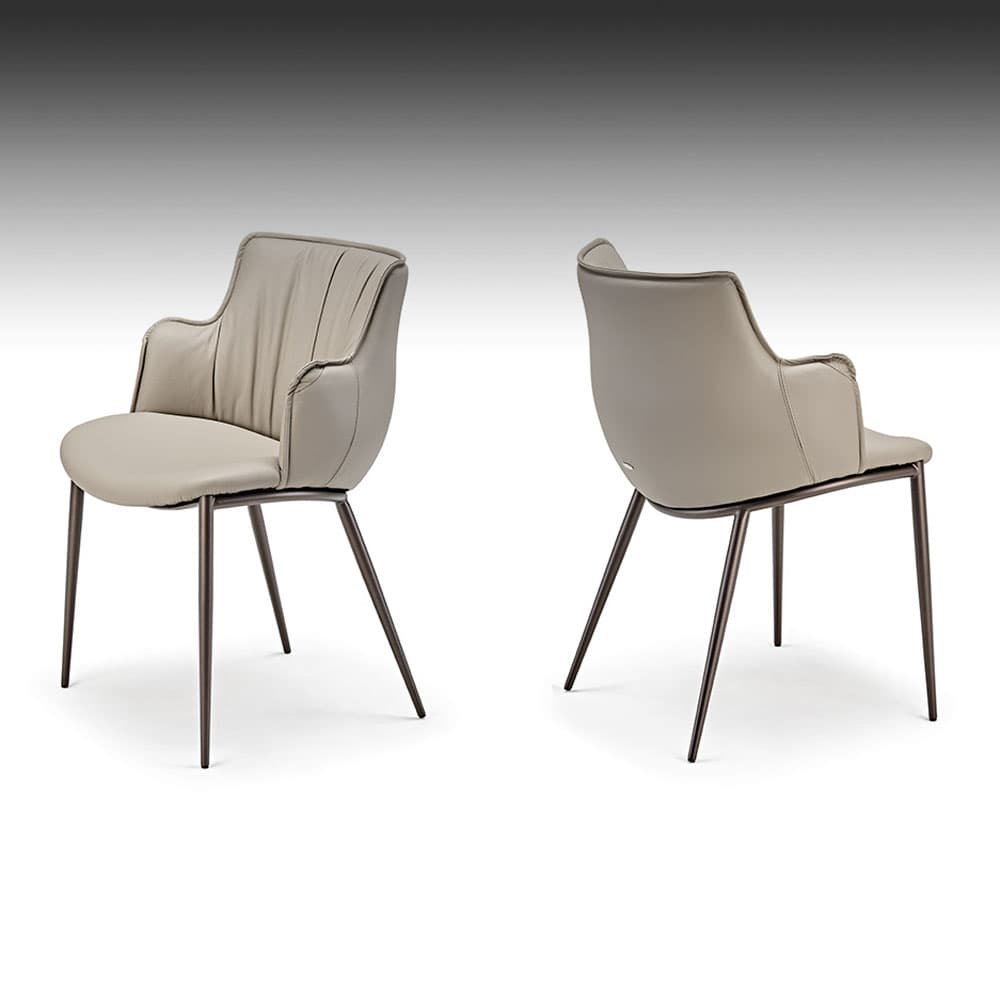 Side view of the Rihanna ML dining chair by Cattelan Italia available at FCI London
