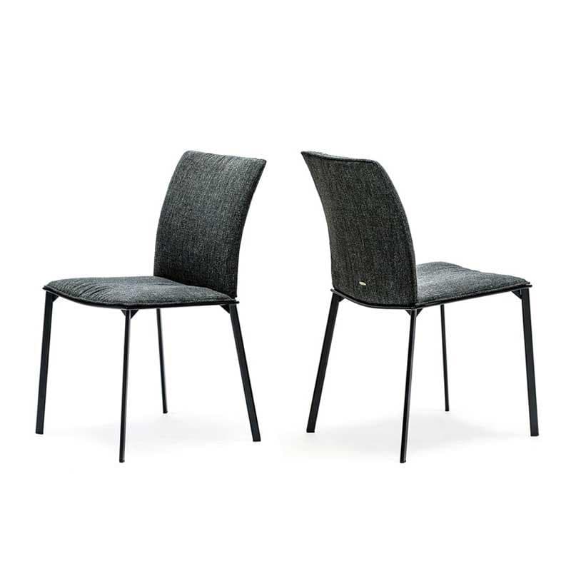 Side view of Rita dining chair showcasing elegant design by Cattelan Italia at FCI London