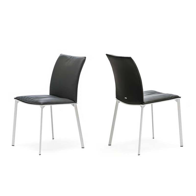 Rita dining chair in luxurious leather finish by Cattelan Italia from FCI London