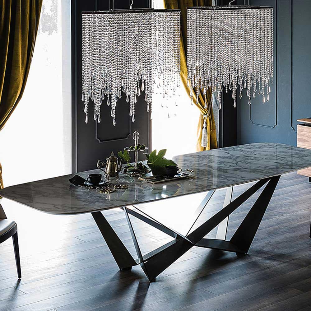 Skorpio Keramik Fixed Table by Cattelan Italia