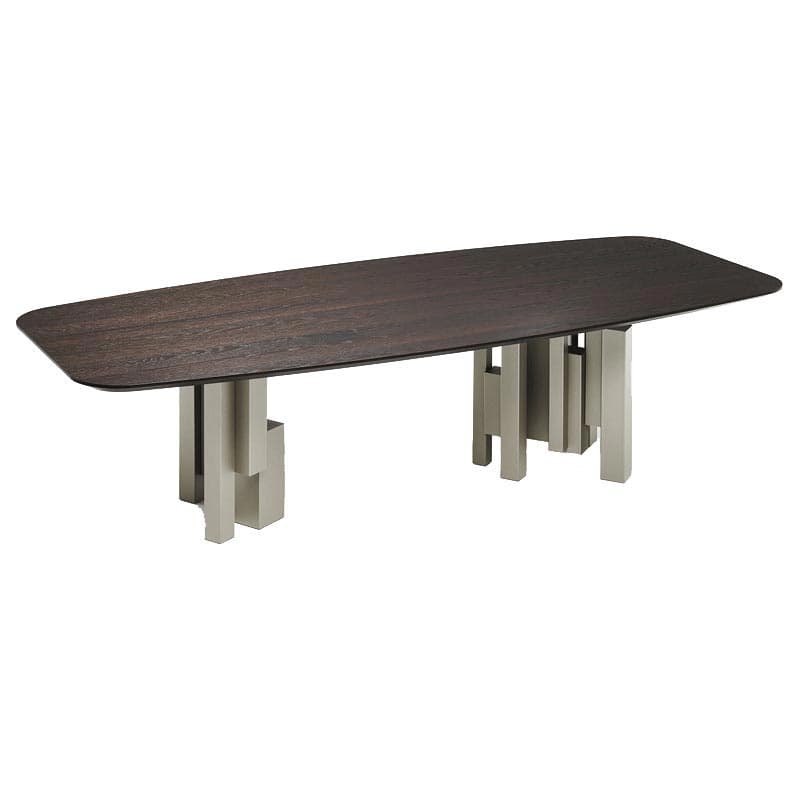 Skyline wood fixed table by Cattelan Italia featuring a sleek wooden design from FCI London.