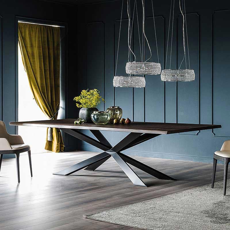 Spyder Wood Fixed Table by Cattelan Italia