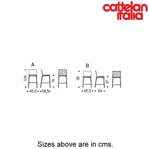 Arcadia Couture Barstool by Cattelan Italia