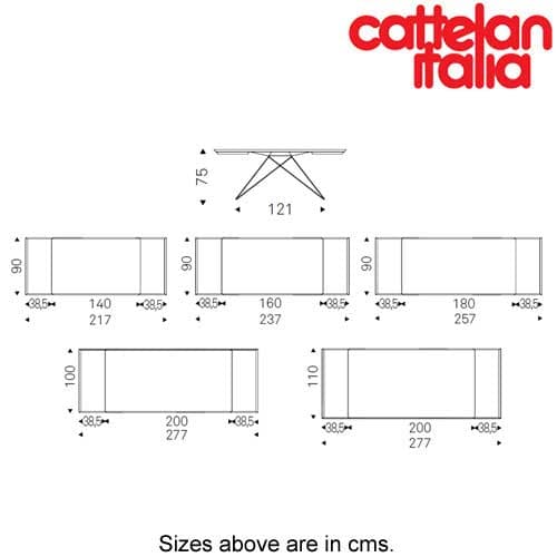 Premier Wood Drive Extending Table by Cattelan Italia