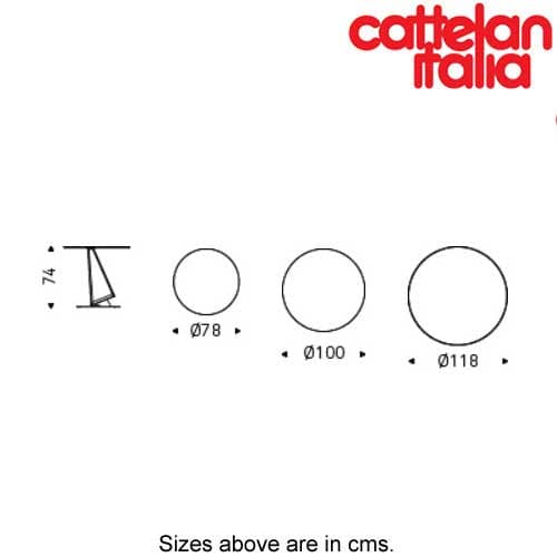 Roger Keramik Fixed Table by Cattelan Italia