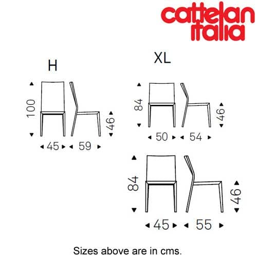 Technical specifications of Margot dining chair by Cattelan Italia at FCI London