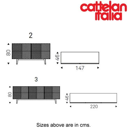 Absolut Sideboard by Cattelan Italia