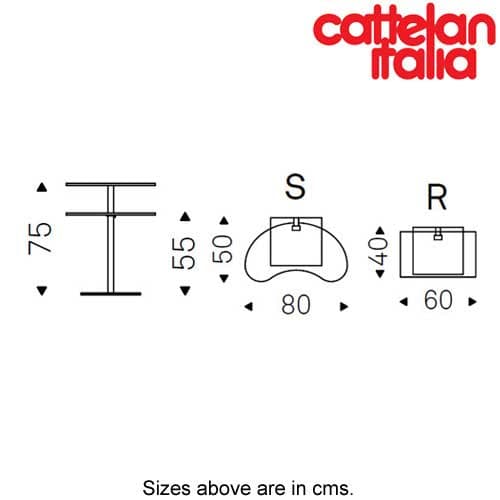 Lap Side Table by Cattelan Italia