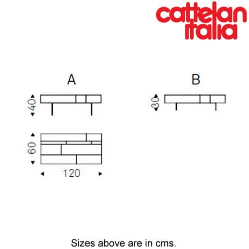 Lingotto Coffee Table by Cattelan Italia