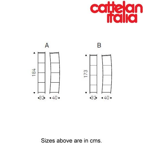 Open Wind Display Cabinet by Cattelan Italia