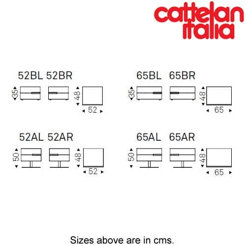 Ciro Bedside Table by Cattelan Italia