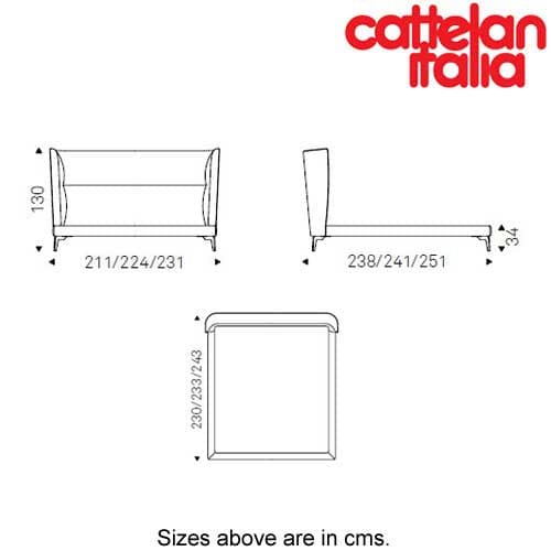 Ludovic Bed by Cattelan Italia