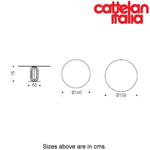 Technical details of Soho Keramik fixed table by Cattelan Italia available at FCI London.
