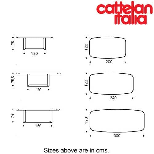 Dragon Keramik Premium Dining Table by Cattelan Italia